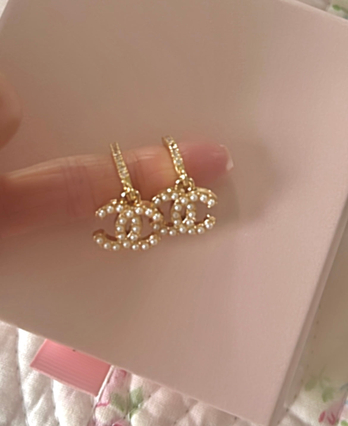 The Classic Mini Pearl Earrings with Huggies- in gold or silver