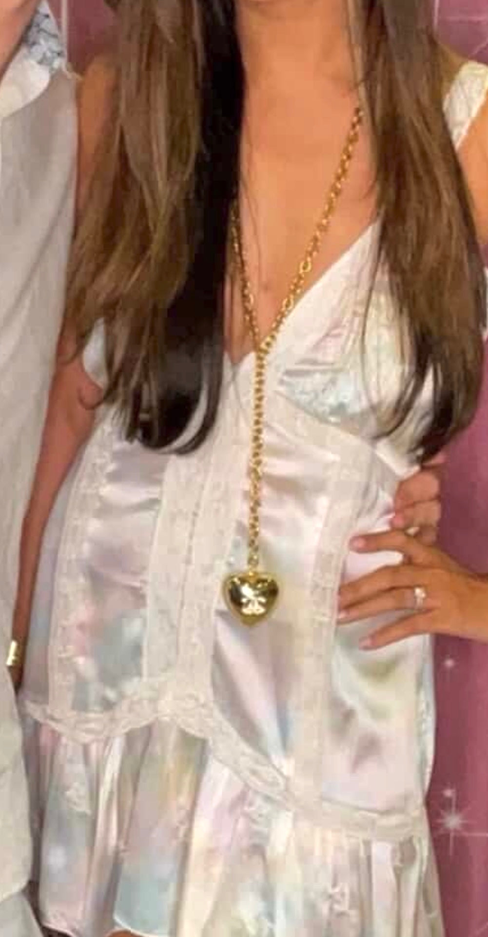 The XL Gold Jumbo Heart Necklace