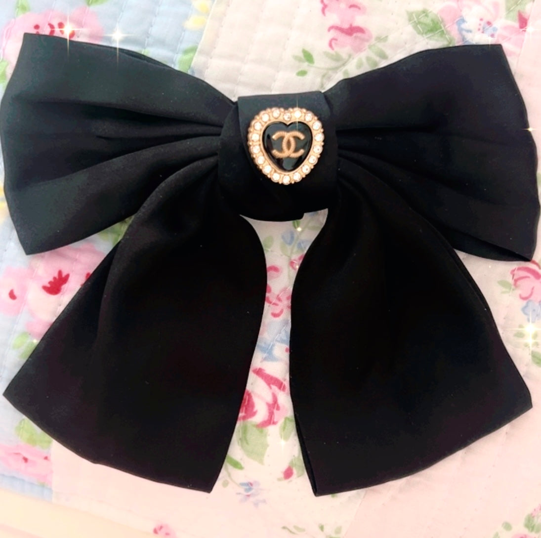 The Large Silk Hair Clip- 2 options