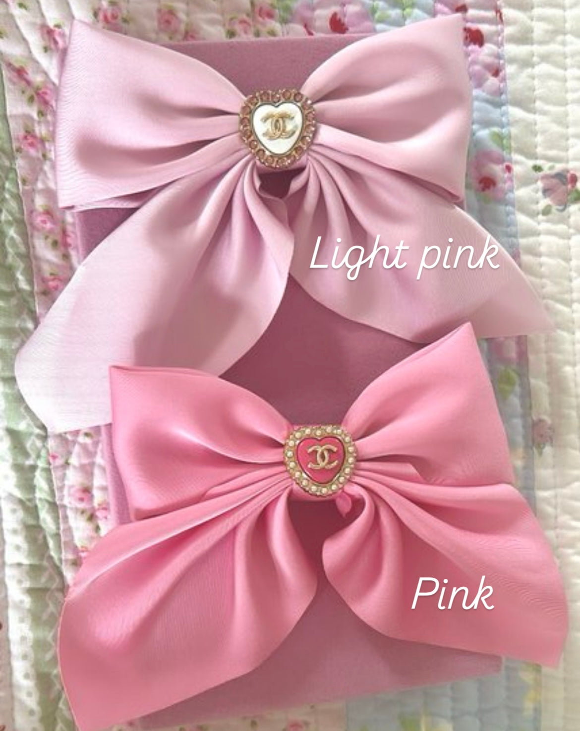 The Silk Hair Bows-4 color options