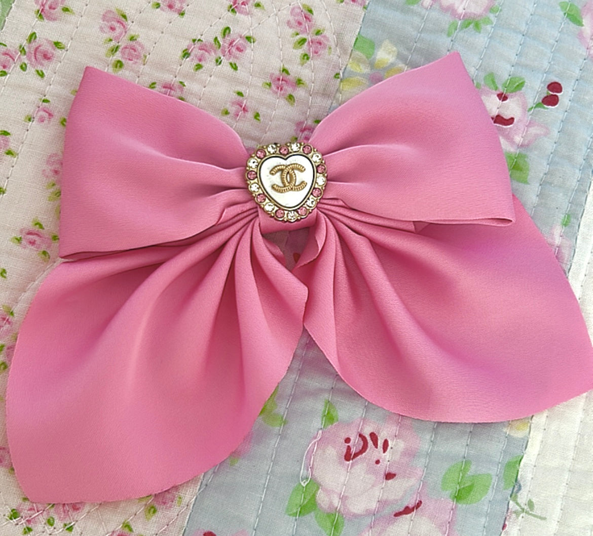 The Silk Hair Bows-4 color options