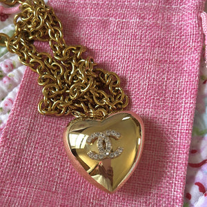 The XL Gold Jumbo Heart Necklace