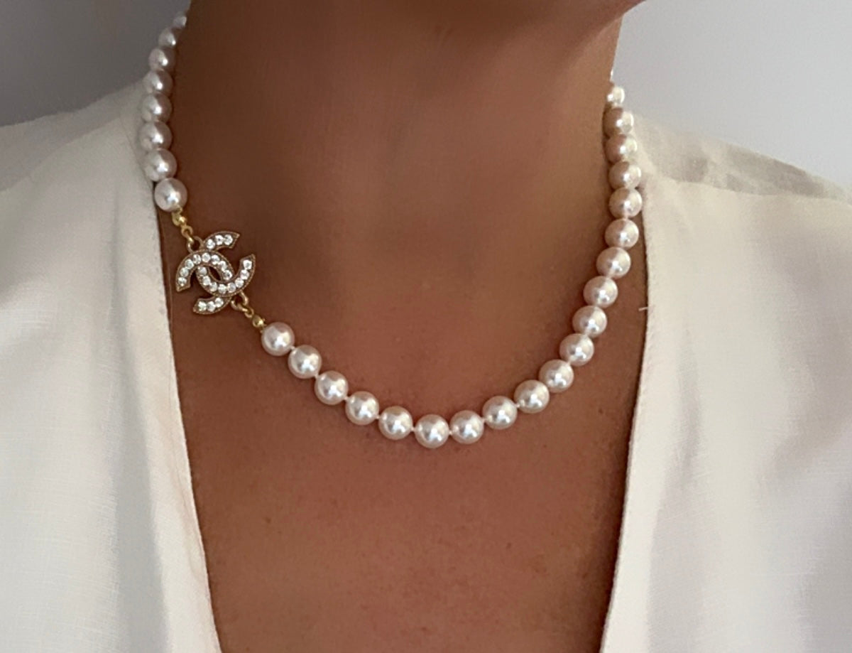 The Classic Hand-knotted  Pearl Necklace