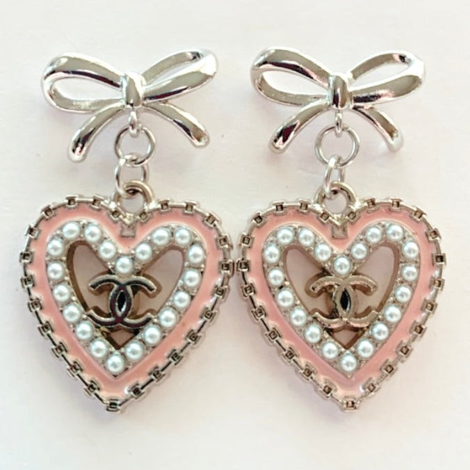 The Shabby Chic Earrings in Silver