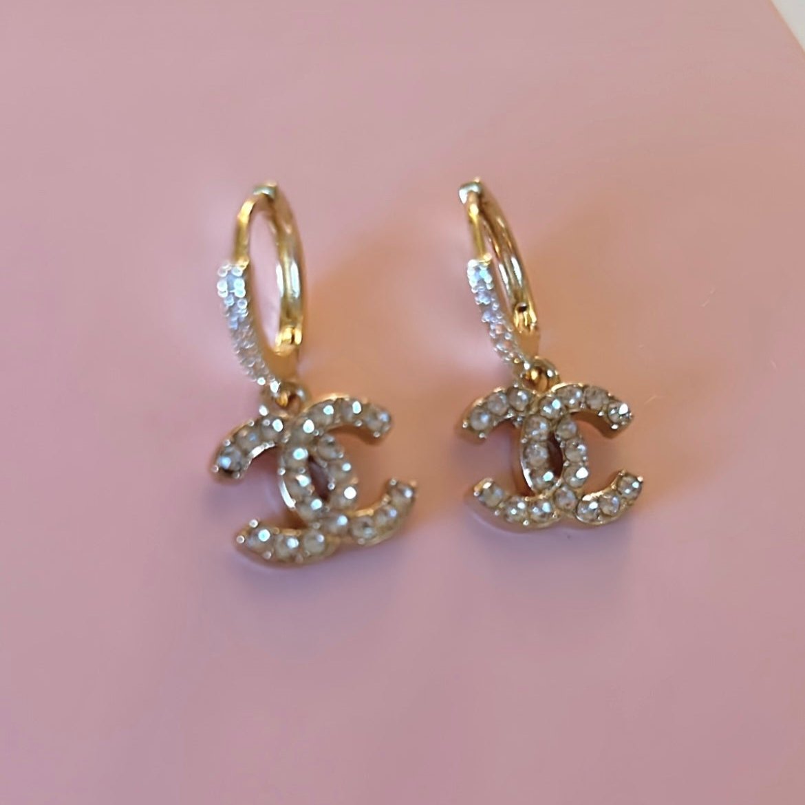 The Classic Mini Crystal Earrings with Huggies- in gold or silver