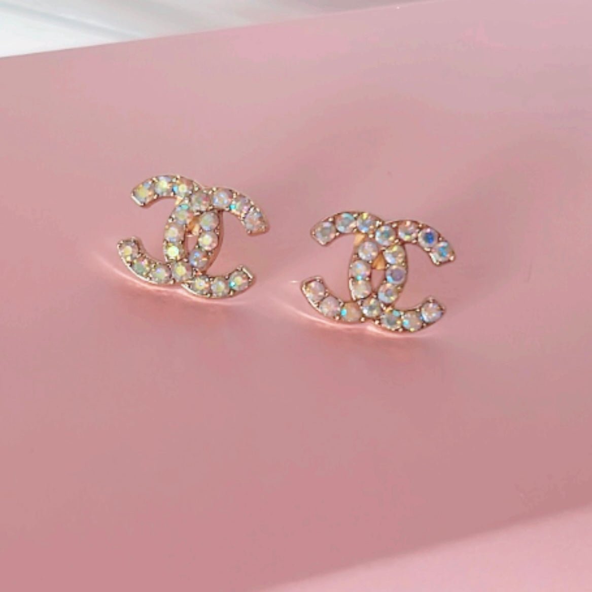 The AB Crystal Stud Earrings