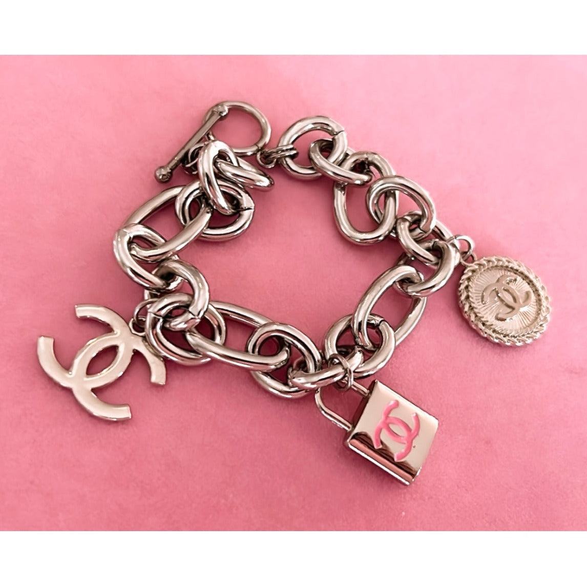 The Chunky Charm Bracelet in Silver
