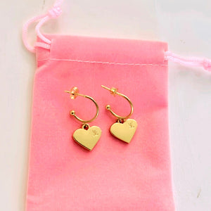 The Mini Heart Earrings