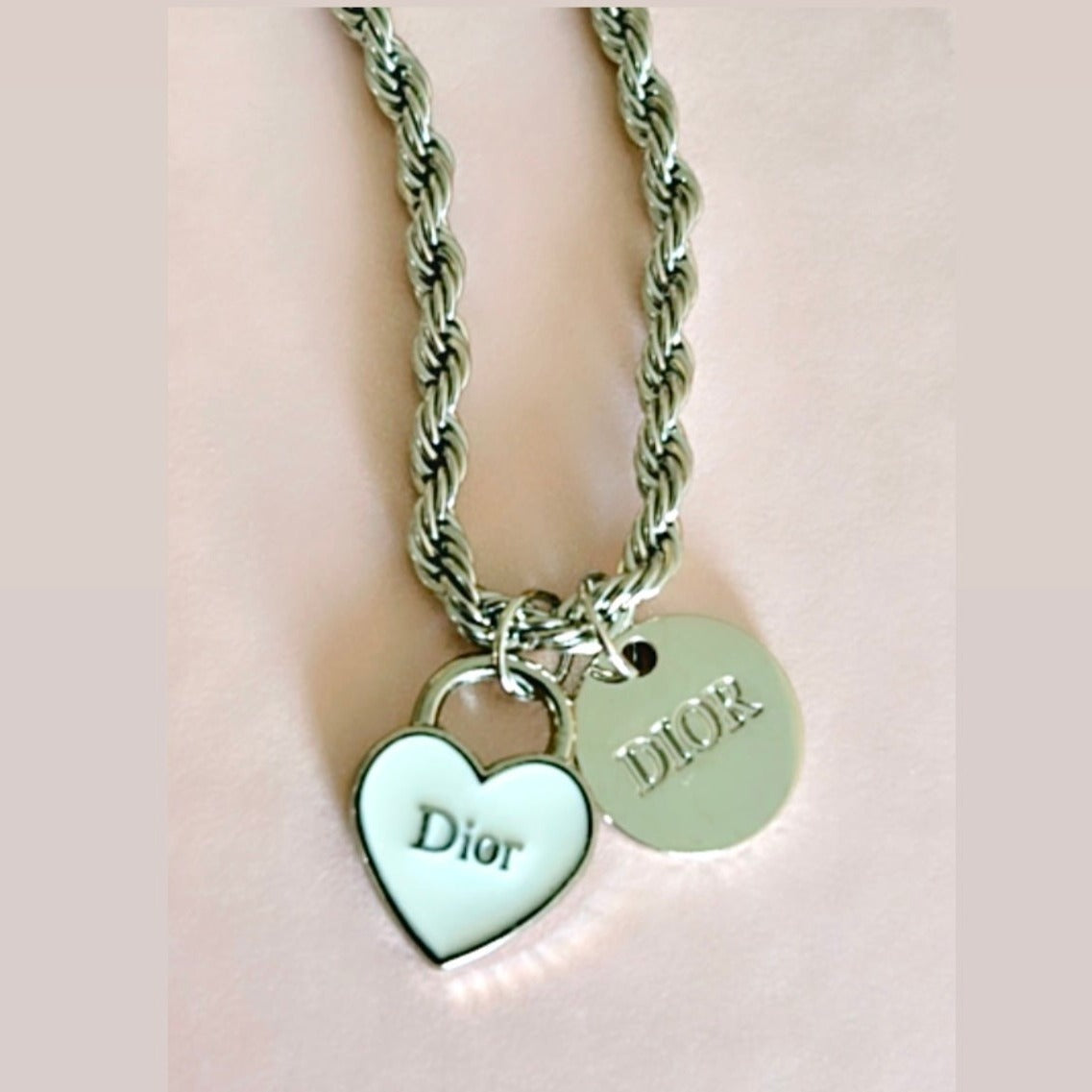 The Dee Dee Necklace in Silver- available in 2 colors