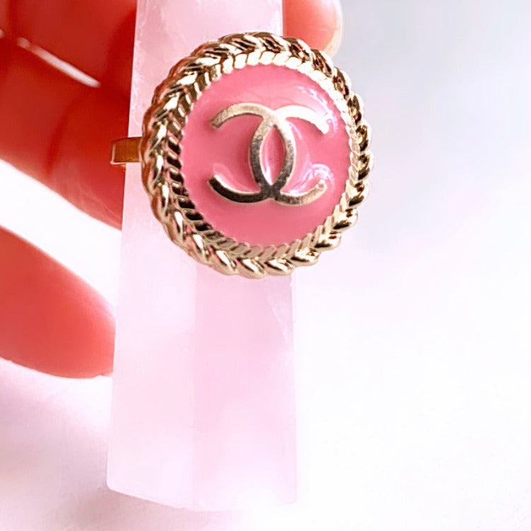 The Pink Medallion Ring
