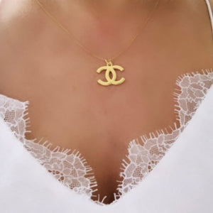 The Classic Logo Necklace in Gold