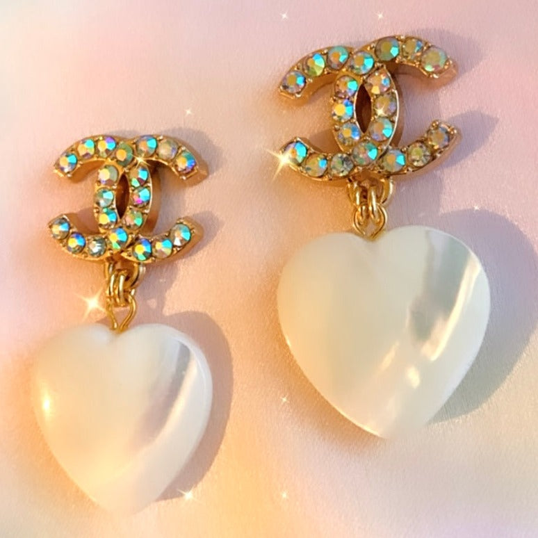 The Valentina AB Crystal Earrings