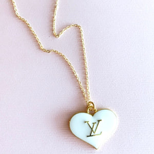 Louis Vuitton Necklace Pendant 18k Gold Love Key Made In France